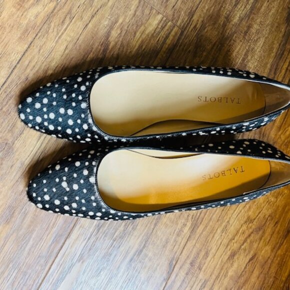 NWT Talbots black/white polka dot pumps - Picture 6 of 6